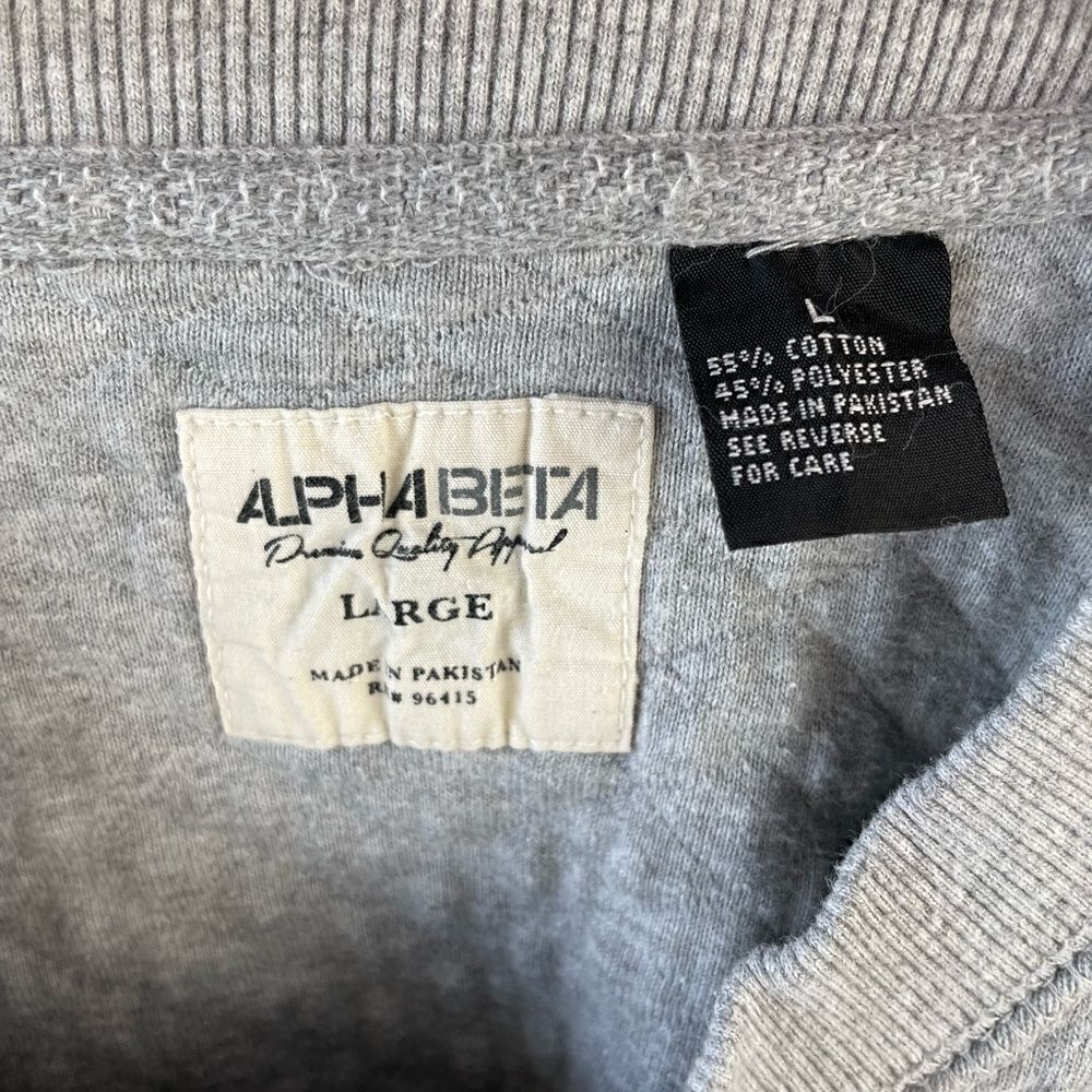 Alpha Beta Sweatshirt Size L EUC - Picture 5 of 7